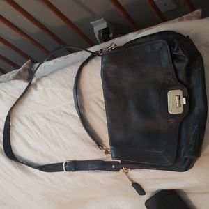 Cole Haan Black Messenger Bag